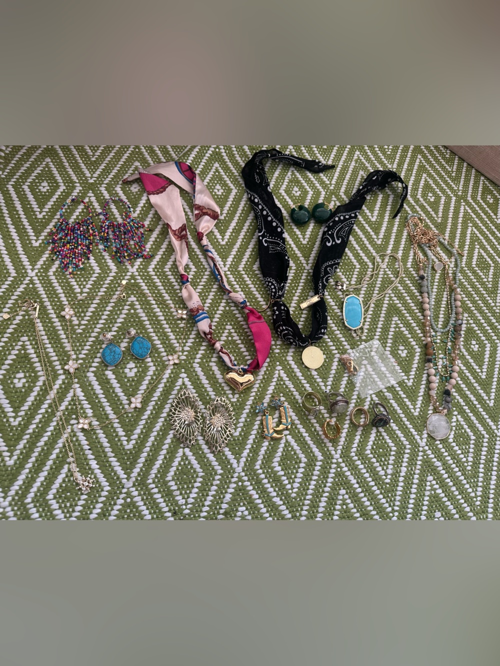 Mix of designer jewelry - Rings, Necklaces, Earrings